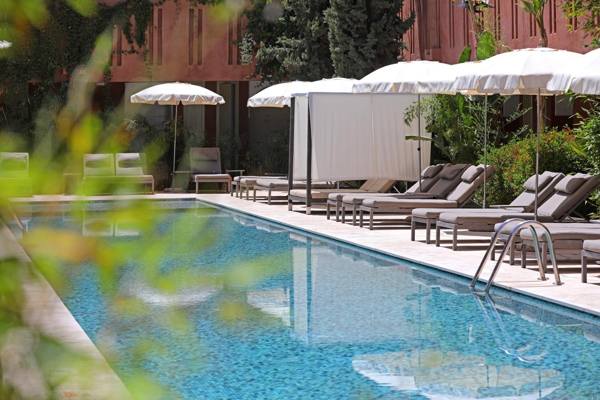 Kenzi Club Agdal Medina Hotell Lahebichate Exteriör bild The swimming pool at the hotel