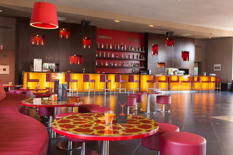 Kenzi Club Agdal Medina Hotell Lahebichate Restaurang bild The bar at the 1000 Mile Hotel
